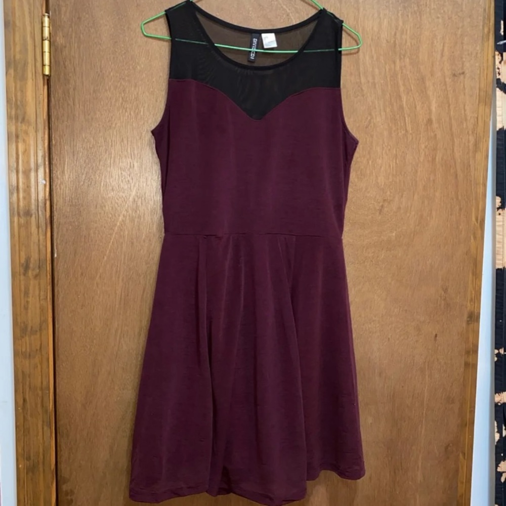 H&M Divided Royal Purple Dress (Size S)